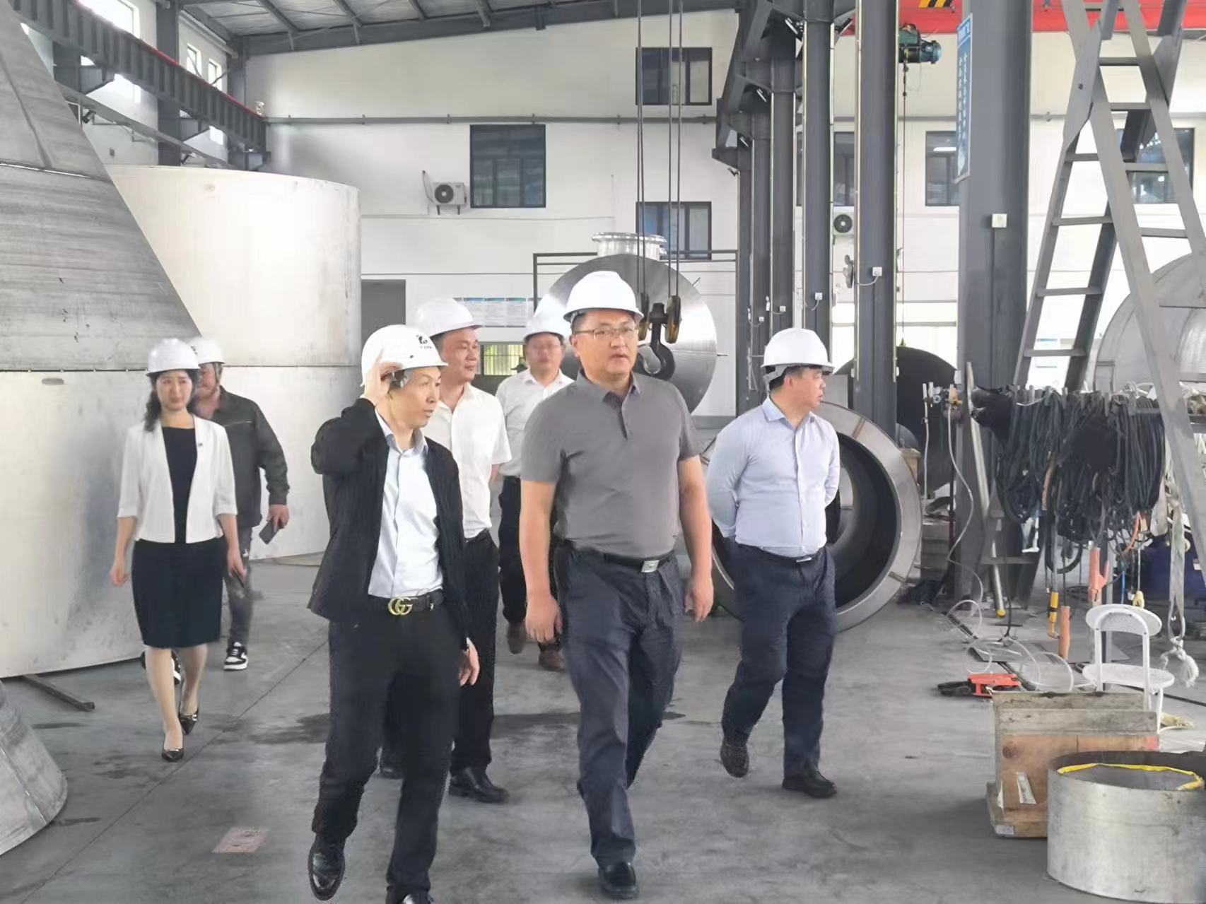 钟祥市领导到开达蒸发器基地开展工作调研，助力开达稳步高质量发展